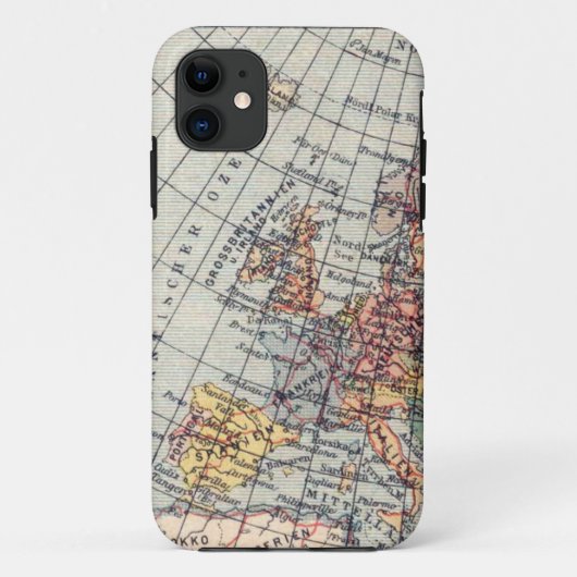 Europese Kaart iPhone 5 Hoesje-Mate Case-Mate iPhone Case (Achterkant)