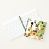 Europese kaart van de Cartoon Notitieboek (Binnen)