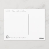 Europese kakkerlak briefkaart (Achterkant)