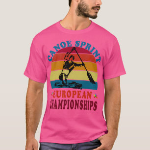 Europese kampioenschappen kanoespratsen t-shirt