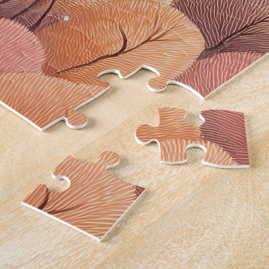 europese kasteelstad legpuzzel (Zijkant)