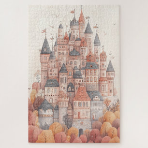 europese kasteelstad legpuzzel