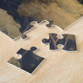 europese kasteelstad legpuzzel (Zijkant)