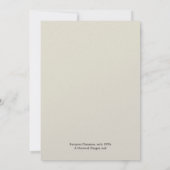 Europese kerst Kaart Pearl Shimmer (Achterkant)