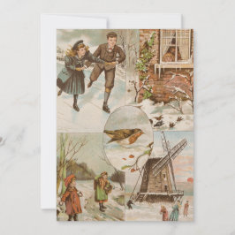  Europese kerst Kaart Pearl Shimmer