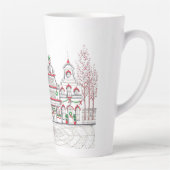 Europese kerstwinkels Grote Latte Mok (Rechts)