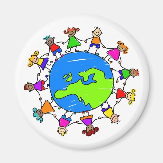 Europese Kinderen Magneet (Voorkant)