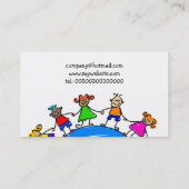 Europese Kinderen Visitekaartje (Achterkant)