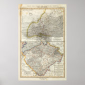 Europese klimaatkaart poster (Voorkant)