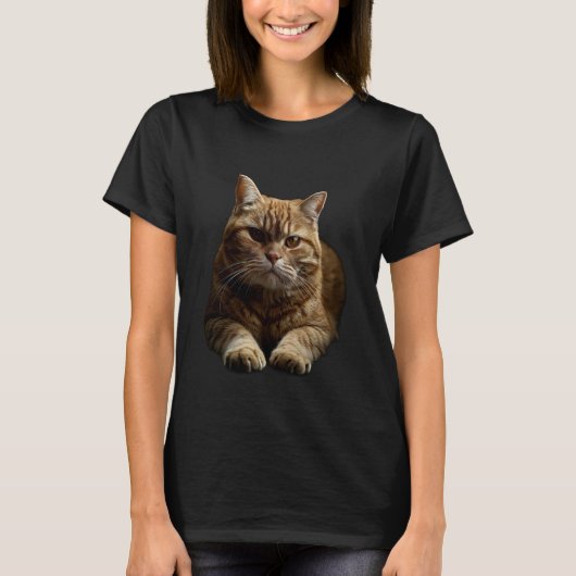 Europese Korthaar Kat T-shirt (Voorkant)