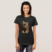 Europese Korthaar Kat T-shirt (Voorkant volledig)