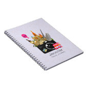 Europese landmerken met een cameramaand notitieboek (Rechterzijde)