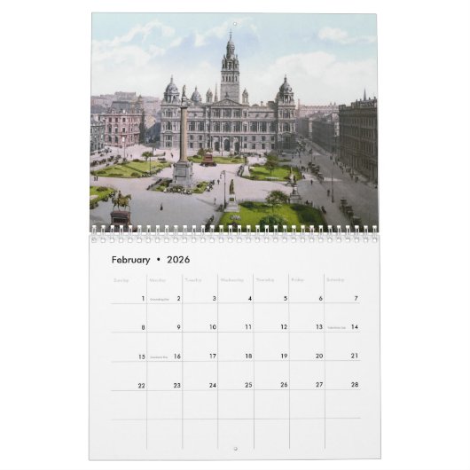 Europese landschappen kalender (Feb 2026)