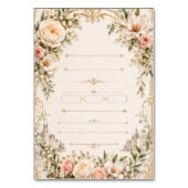 Europese luxe trouwstationery kaart (Achterkant)