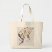Europese Lynx Grote Tote Bag (Voorkant)