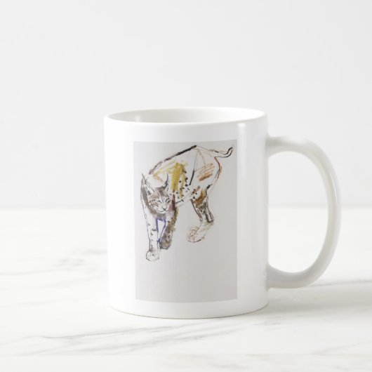 Europese Lynx Koffiemok (Rechts)