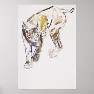 Europese Lynx Poster
