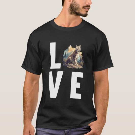 Europese lynxen t-shirt (Voorkant)