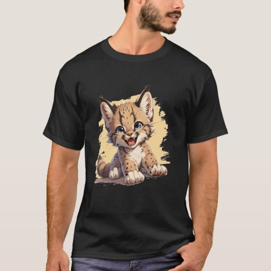 Europese lynxen t-shirt (Voorkant)