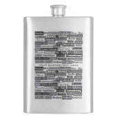 Europese maatkolf voor reizigers heupfles (Voorkant)