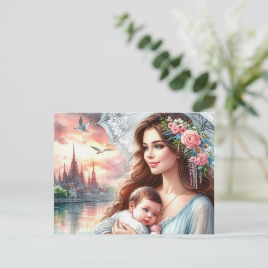 europese mama 13 briefkaart (Staand voorkant)