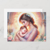 europese moeder 8 briefkaart (Voorkant / Achterkant)