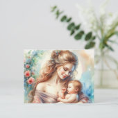 Europese moeder briefkaart (Staand voorkant)