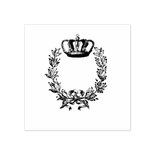 Europese "Oude Wereld" stijl stempel (inkt) (Afrduk)