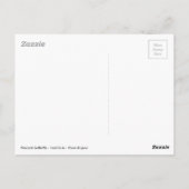 Europese pacockvlinder briefkaart (Achterkant)