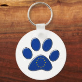 Europese patriotkat sleutelhanger (Voorkant)
