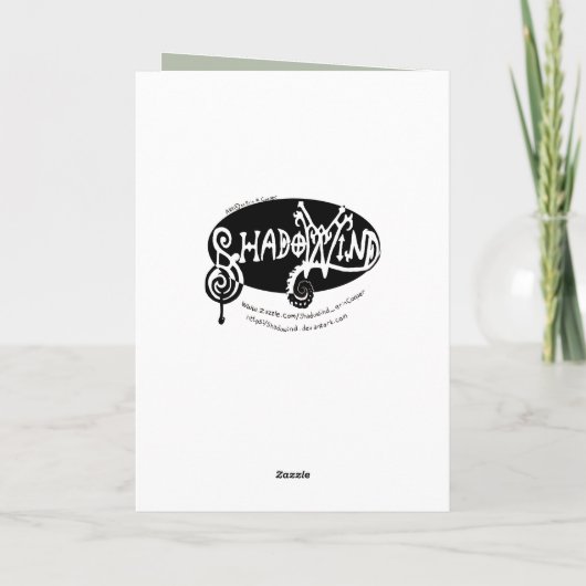 Europese pine Marten Kaart (Achterkant)