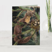 Europese pine Marten Kaart (Voorkant)