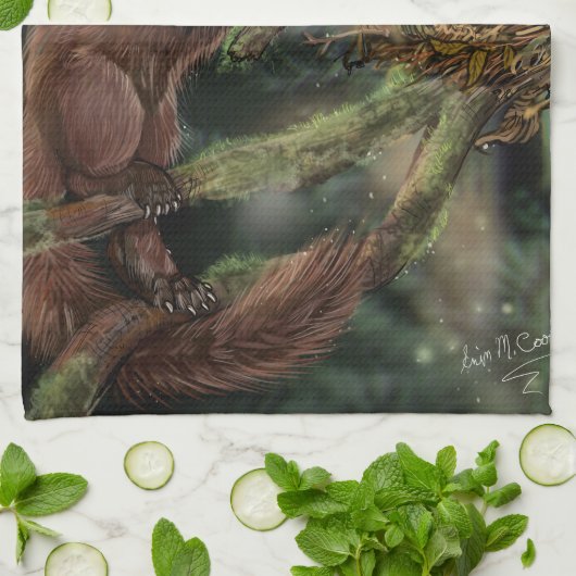 Europese pine Marten Theedoek (Gevouwen)