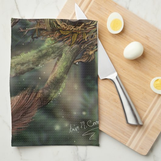 Europese pine Marten Theedoek (Quarter Fold)