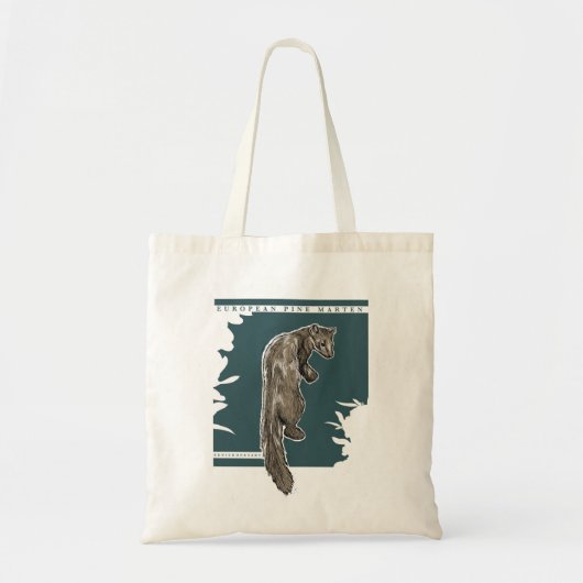 Europese pine Marten Tote Bag (Voorkant)