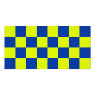 europese politieauto ' s : vierkante kleuren ingec foto afdruk