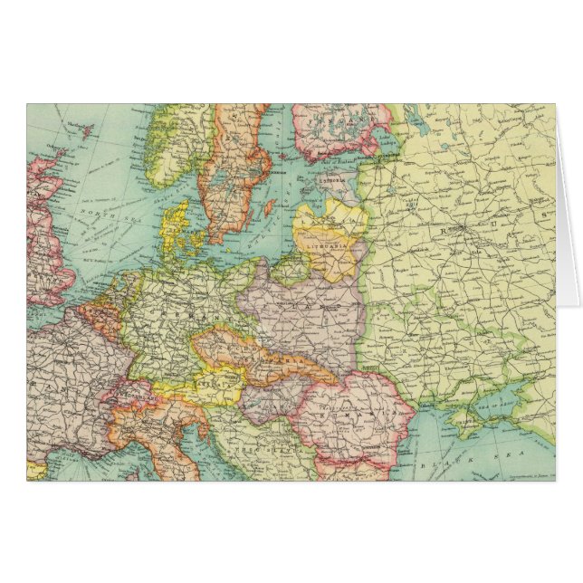 Europese politieke kaart (Voorkant Horizontaal)