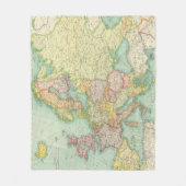 Europese politieke kaart fleece deken (Voorkant)