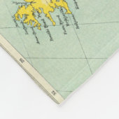 Europese politieke kaart fleece deken (Hoek)