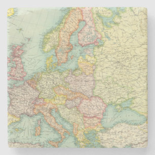 Europese politieke kaart stenen onderzetter