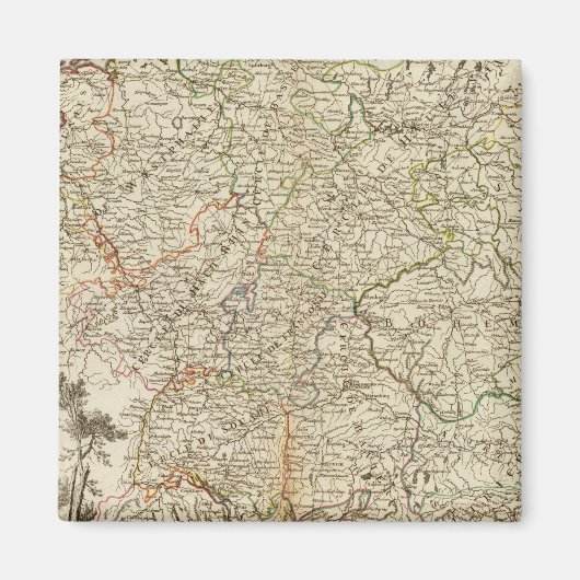 Europese postwegen magneet (Voorkant)