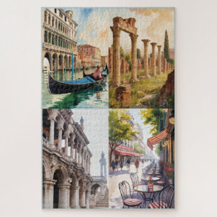 Europese Reisposter Vintage Puzzel