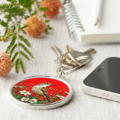 Europese rietzanger sleutelhanger (Zijkant)