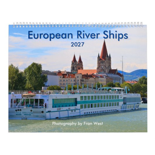 Europese Rivier Schepen 2027 Kalender (Hoes)