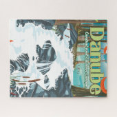 Europese rivierreisposter Donau Legpuzzel (Horizontaal)