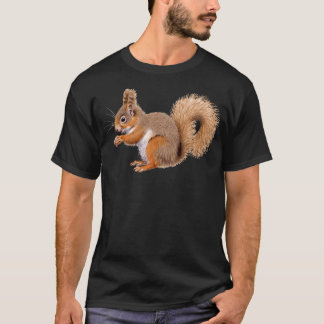 Europese rode eekhoorn t-shirt