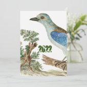 Europese rolzaag Blue Birds Kaart (Staand voorkant)