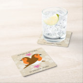 Europese roofvogels elk jaar Jubileum Kartonnen Onderzetters (Insitu)