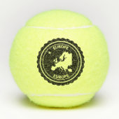 Europese rubberstempel tennisballen (Voorkant)