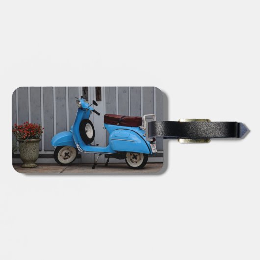 Europese scooter - Bagagelabel (Achterkant horizontaal)